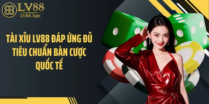 Tài Xỉu LV88 Tạo Lực Hút Mạnh Trên Bảng Cược Trực Tuyến Tài xỉu LV88 đáp ứng đủ tiêu chuẩn bàn cược quốc tế